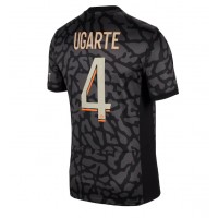 Camisa de Futebol Paris Saint-Germain Manuel Ugarte #4 Equipamento Alternativo 2023-24 Manga Curta